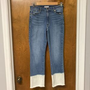 Morrison Denim Friend Mid Rise Upside Down Dip Jeans Size 28